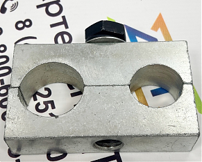 MGH2-25-20 (3/4"+1/2"(Двойное) 28+22мм Крепление трубное металл для гидролинии