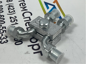 Комплект - Трубка 1/4BSP // 1/4BSP (90гр)+ крепление KGH2-10