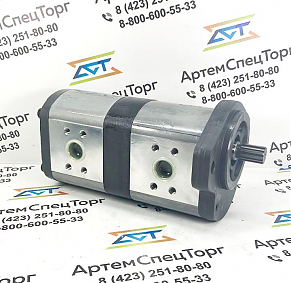 HGP32+22 (CW) (2 секции, 32+22л)Насос шестеренчатый гидравлический (лев.вращения - по часовой)
