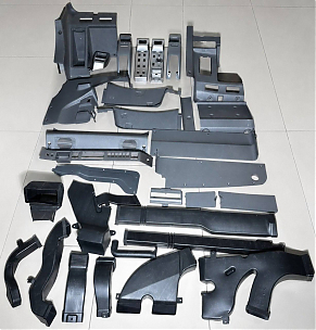 Пластик кабины ( комплект) для экскаваторов DOOSAN серии DX(DX140/DX225/DX340)