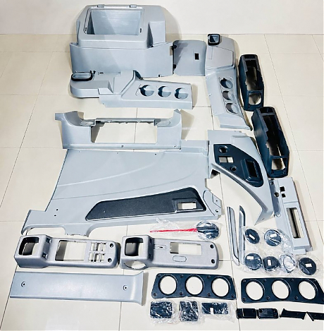 Пластик кабины ( комплект) для экскаваторов Hyundai серии -7(new). Фото 1